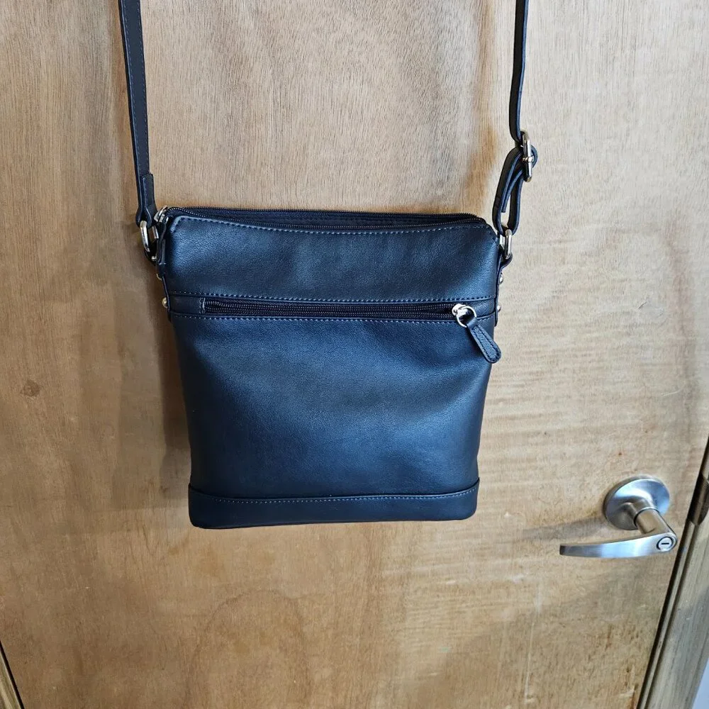 Giana Bernini Black Crossbody Organizer Purse - Picture 7 of 11